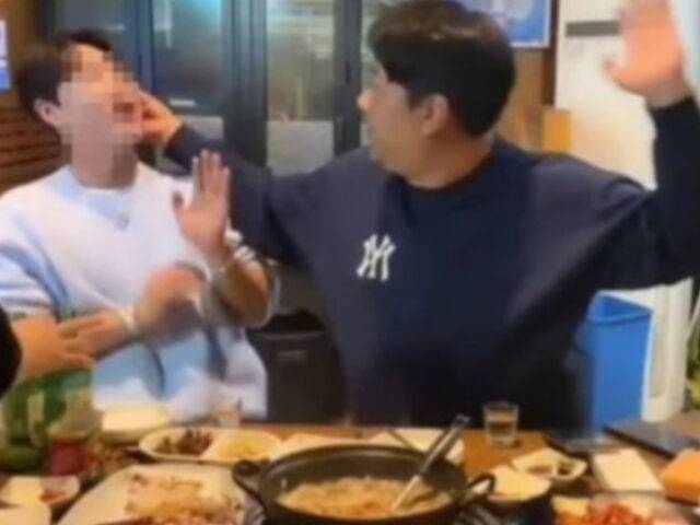 범프리카가 남성 BJ를 방송 중 폭행했다. / 온라인 커뮤니티