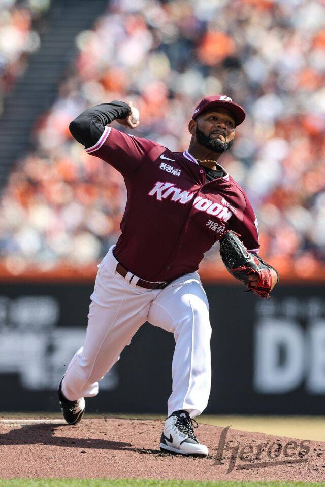 키움 히어로즈 라울 알칸타라./키움 히어로즈