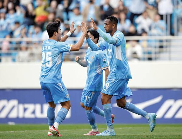 '승격 후보 맞대결' 수원FC-대구, 11일 격돌…사진은 대구FC 에드가.(사진제공=한국프로축구연맹)