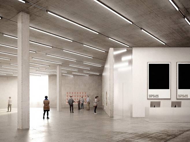 흑석11구역에 들어설 갤러리타운(가칭 동작아트스페이스) 내부 투시도 [동작구 제공. 재판매 및 DB 금지]