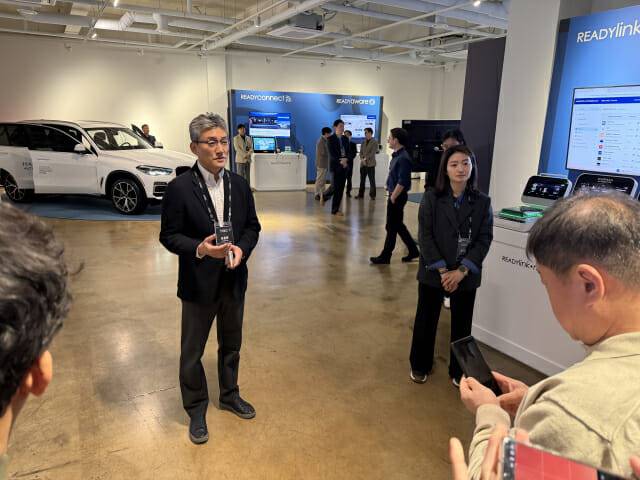 표종훈 하만코리아 사장이 서울 삼성동에서 열린 하만 익스플로어 코리아 2026에서 환영사를 밝히고 있다. (사진=지디넷코리아)