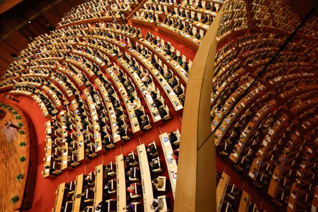 베트남 국회의사당 전경. 하노이=EPA 연합뉴스