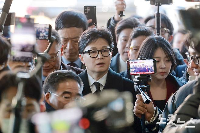 국민의힘에서 제명된 한동훈 전 대표. 황진환 기자