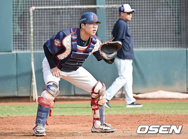 [OSEN=타이난(대만), 이석우 기자] 롯데 자이언츠 손성빈 / foto0307@osen.co.kr