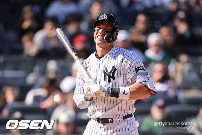 [사진] 애런 저지. ⓒGettyimages(무단전재 및 재배포 금지)