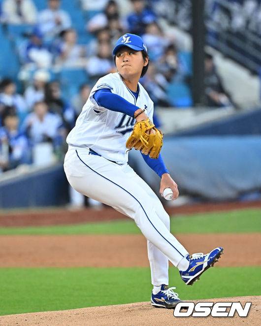 [OSEN=대구, 이석우 기자] 삼성 라이온즈 이승현 014 2026.04.02 / foto0307@osen.co.kr