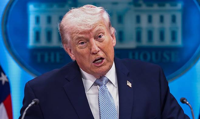 도널드 트럼프 대통령.&nbsp;로이터연합뉴스