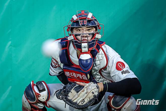 ▲ 손성빈 ⓒ롯데 자이언츠