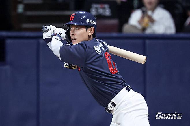 ▲ 황성빈 ⓒ롯데 자이언츠