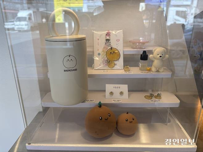 평택 배로샌드는 평택 특산물인 쌀과 배로 만든 디저트 가게다. /신현정 기자 god@kyeongin.com