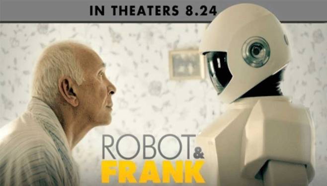 가정용 도우미 로봇과 인간의 우정을 다룬 영화 ‘로봇과 프랭크’의 한 장면