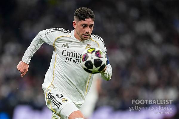 페데리코 발베르데(레알마드리드). 게티이미지코리아