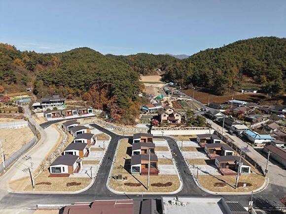 봉화군 봉화읍 생기마지구 임대주택 전경. [사진=봉화군]