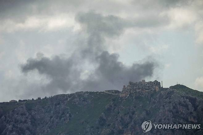 이스라엘의 레바논 남부 폭격. [연합뉴스]