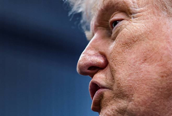 도널드 트럼프 미국 대통령이 지난 6일(현지시간) 미국 워싱턴 D.C. 백악관 제임스 S. 브래디 기자회견장에서 기자회견을 하고 있다. [로이터]