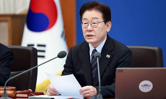 이재명 대통령. 청와대통신사진기자단