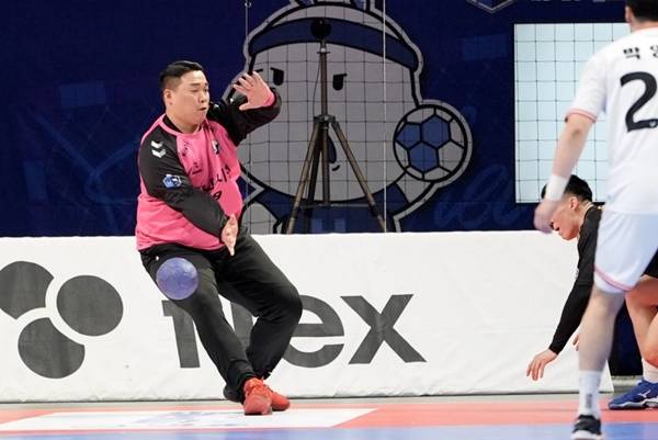 박재용 골키퍼 / 사진=한국핸드볼연맹 제공