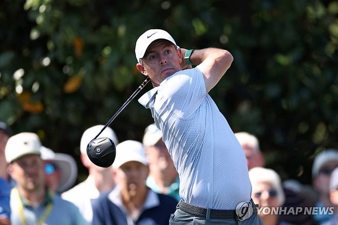 매킬로이의 경기 모습 [게티이미지/AFP=연합뉴스]