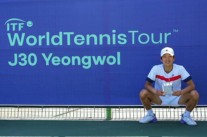 남자단식 우승 김시윤. 사진/김도원 기자
