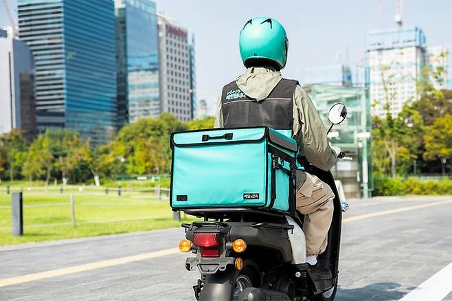 배민라이더 사진 예시. 〈자료 우아한청년들〉