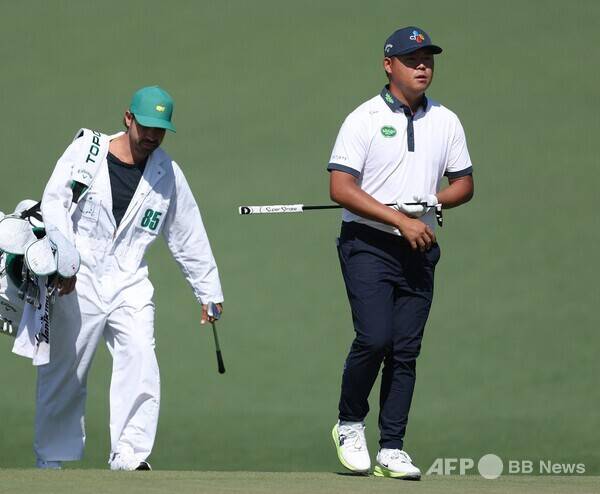 2026년 남자골프 메이저 대회 마스터스 토너먼트에 출전한 미국프로골프(PGA) 투어 멤버 김시우 프로. 사진제공=ⓒAFPBBNews = News1 (사진을 무단으로 사용하지 마십시오.)