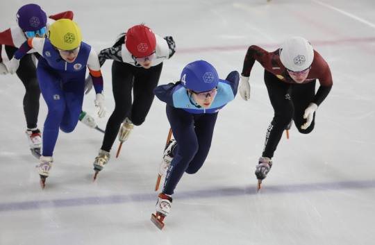 압도적인 최민정의 질주. / 사진=연합뉴스