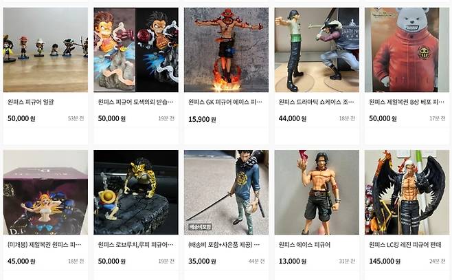 번개장터가 올해 1분기 상위 판매자를 분석한 결과, 4050 남성들은 키덜트와 스타굿즈 시장에서 독보적인 존재감을 과시했다. <지료 = 번게장터>