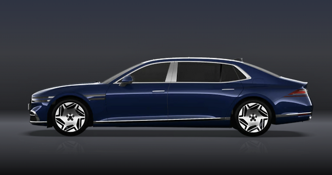 비스포크를 적용할 유력 차종인 제네시스 G90 롱휠베이스[사진출처=현대차]