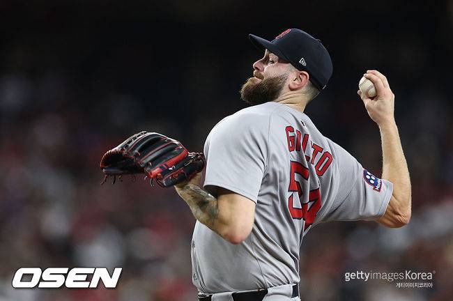 [사진] 보스턴 시절 루카스 지올리토 ⓒGettyimages(무단전재 및 재배포 금지)