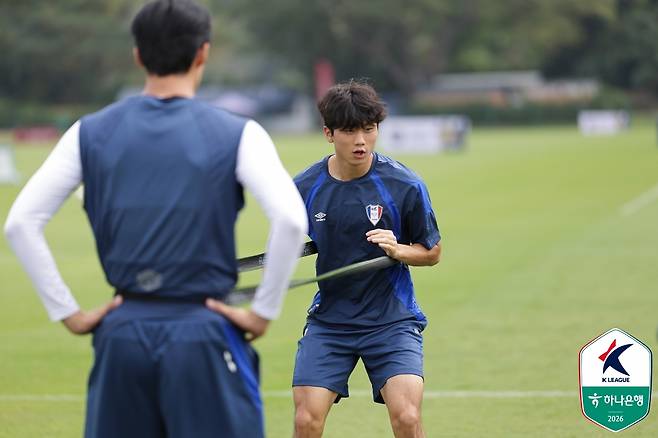 수원 삼성 2005년생 유망주 김도연. /사진=한국프로축구연맹 제공