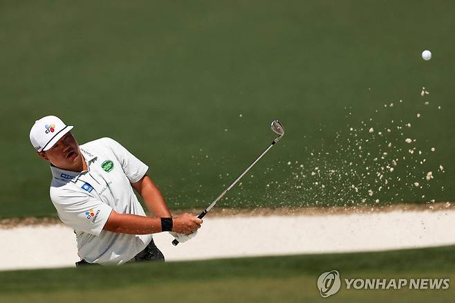 벙커샷 날리는 임성재 [AFP=연합뉴스]