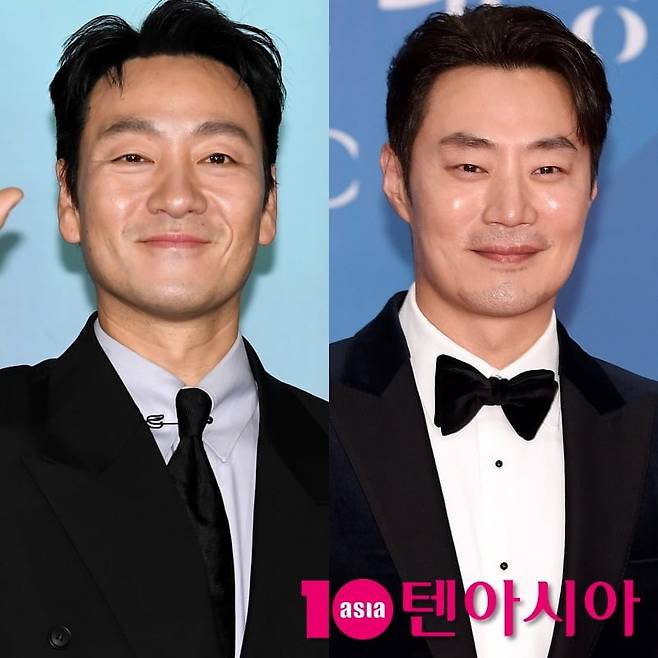 ENA 월화드라마 '허수아비'에 출연하는 배우 박해수와 이희준 / 사진=텐아시아DB