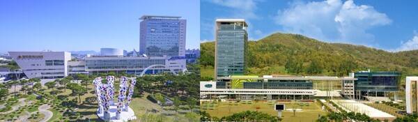 광주광역시청·전라남도청 전경. 광주시·전남도 제공