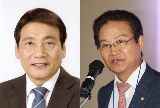 ▲ 더불어민주당 대구 달서구청장 후보 김성태(왼쪽), 국민의힘 김용판 후보.