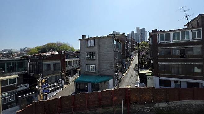 아현1구역 공공재개발 사업장 모습 /사진=조은아
