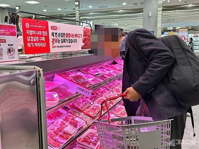 서울 시내 한 대형마트에 수입 축산물 코너. ⓒ투데이신문