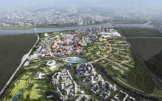 화성국제테마파크 복합개발사업 '스타베이 시티' 조감도. (신세계프라퍼티 제공).