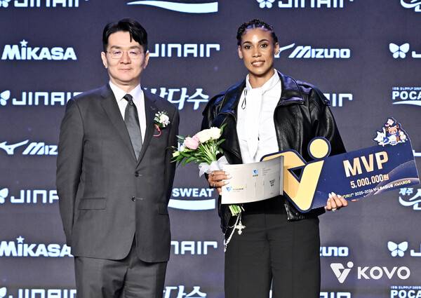 실바(오른쪽). ⓒKOVO