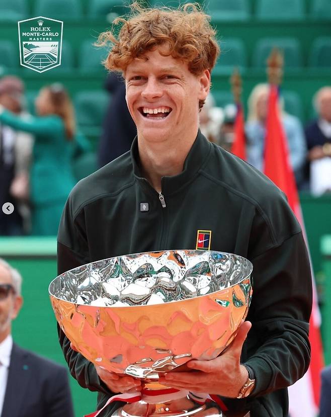 몬테카를로오픈 챔피언 야닉 시너. 몬테카를로오픈 SNS