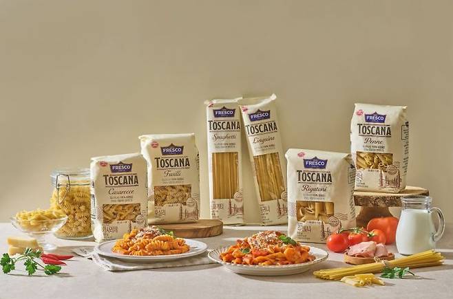 오뚜기가 파스타 신제품 '프레스코 토스카나' 6종을 출시한다고 13일 밝혔다. 오뚜기 제공.