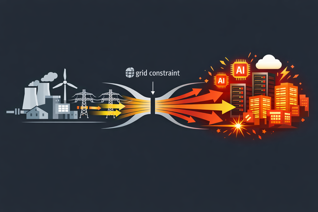 반도체 병목현상에 이어 변압기의 병목현상이 심화되고 있다는 분석이 나왔다. 사진은 챗GPT가 그린 일러스트.