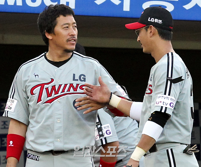 이병규(왼쪽)와 박용택의 현역 시절 모습. 일간스포츠 DB