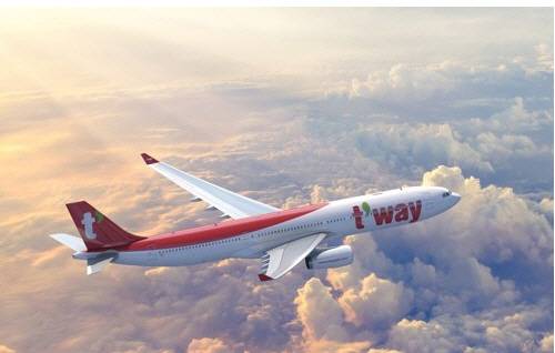 티웨이항공 A330-300 항공기. 티웨이항공 제공