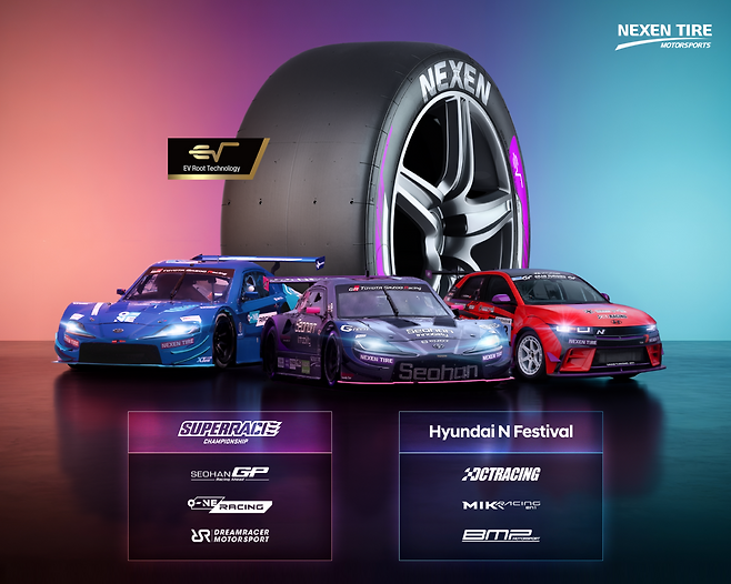 넥센타이어 2026 모터스포츠 출전 홍보 포스터. [넥센타이어 제공]