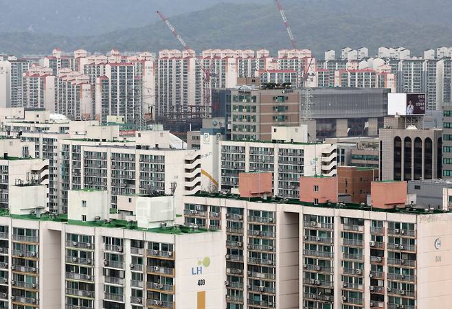 지난 9일 오전 서울 노원구 상계동 일대 아파트가 보이고 있다. 뉴시스