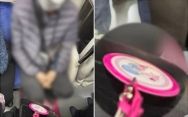 13일 SBS ‘뉴스헌터스’에 따르면 지난 2일 오후 3시쯤 서울 지하철 1호선 열차에서 한바탕 소란이 일었다. 임산부석을 차지하고 앉은 남성과, 한 여성 승객 사이에 실랑이가 벌어지면서 위협적인 분위기가 조성됐다. 사진은 관련 방송 화면. 2026.4.13 SBS 뉴스헌터스