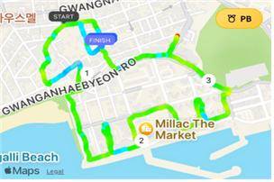 강아지를 형상화한 아트러닝 챌린지 작품 [부산시 제공. 재판매 및 DB 금지]