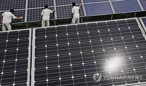 중국산 태양광 패널 [EPA=연합뉴스 자료사진. 재판매 및 DB금지]