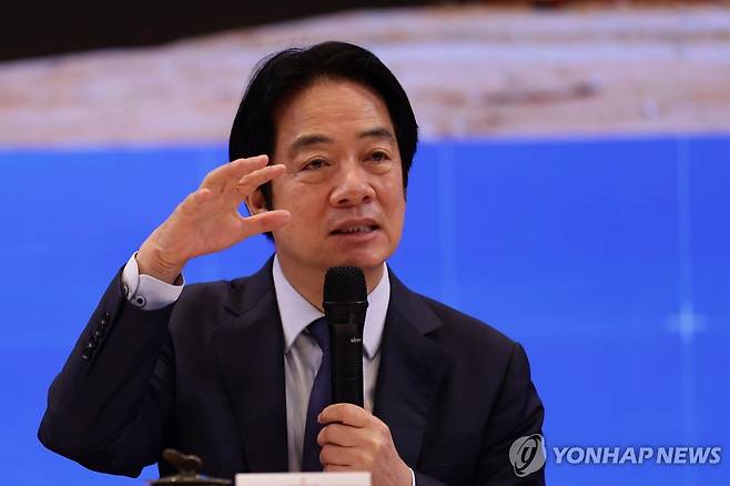 라이칭더 대만 총통 [EPA 연합뉴스 자료사진. 재판매 및 DB금지]