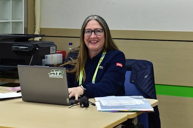 앤 비즈 부산오픈 슈퍼바이저. 사진/황서진 기자